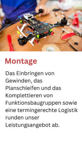 Leistungsangebot für die Montage von Baugruppen Leistungsangebot für die Montage von Baugruppen der Mertens Engineering